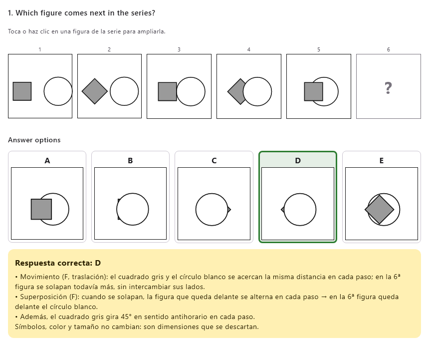 Serie abstracta corregida, con las reglas explicadas